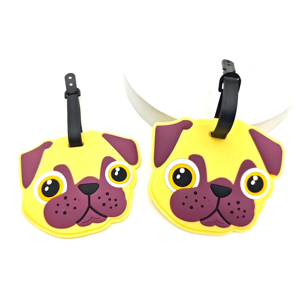 Travel Accessories For Dogs - قطعتان من قلادة علامة أمتعة الكلاب