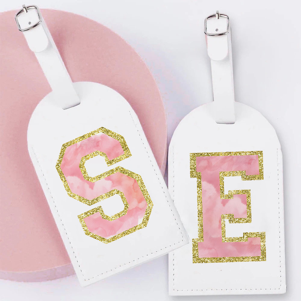 Travel Accessories Gifts For Her - رسالة حرف واحد فقط علامة الأمتعة