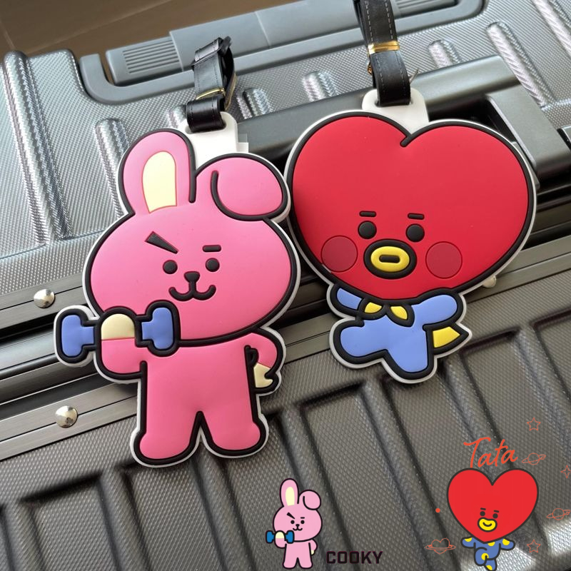 Travel Accessories List - سلسلة مفاتيح كرتونية لطيفة من BT21،