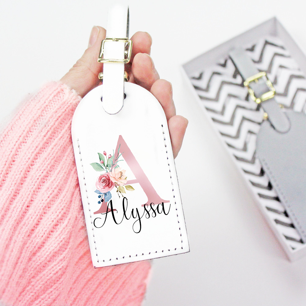 Travel Accessories Gifts For Her - شخصية مخصصة اسم بو الجلود الأمتعة