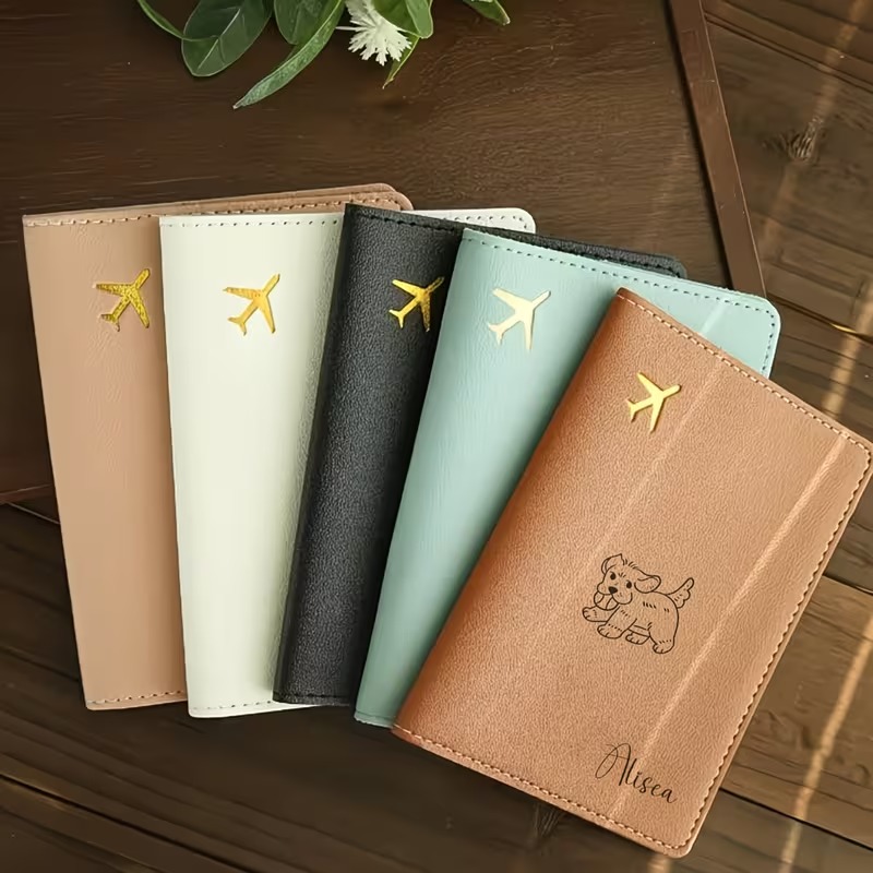Travel Accessories For Dogs - غطاء جواز سفر مخصص بتصميم كلب