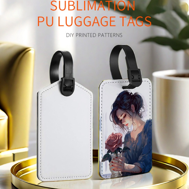 Travel Accessories List - صورة مخصصة بو الجلود علامات الأمتعة