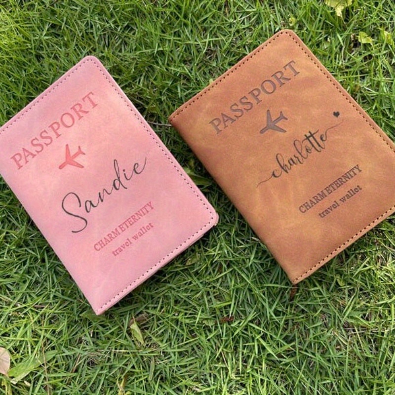 Travel Accessories Gifts For Her - حافظة حامل جواز سفر شخصية، حامل