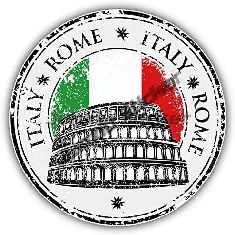 Travel Accessories Italy - روما مدينة إيطاليا العلم الجرونج السفر