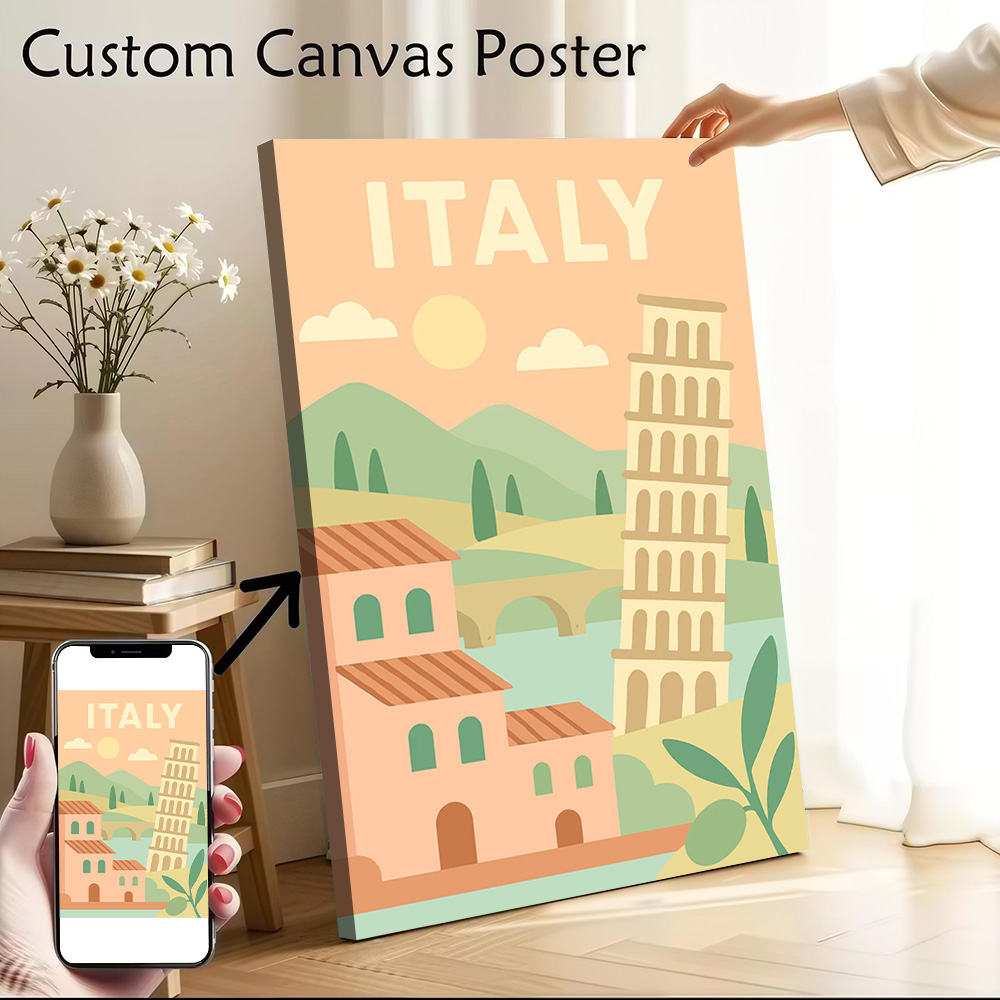 لوحات فنية جدارية قماشية بتصمي - مراجعة Travel Accessories Italy وسعره