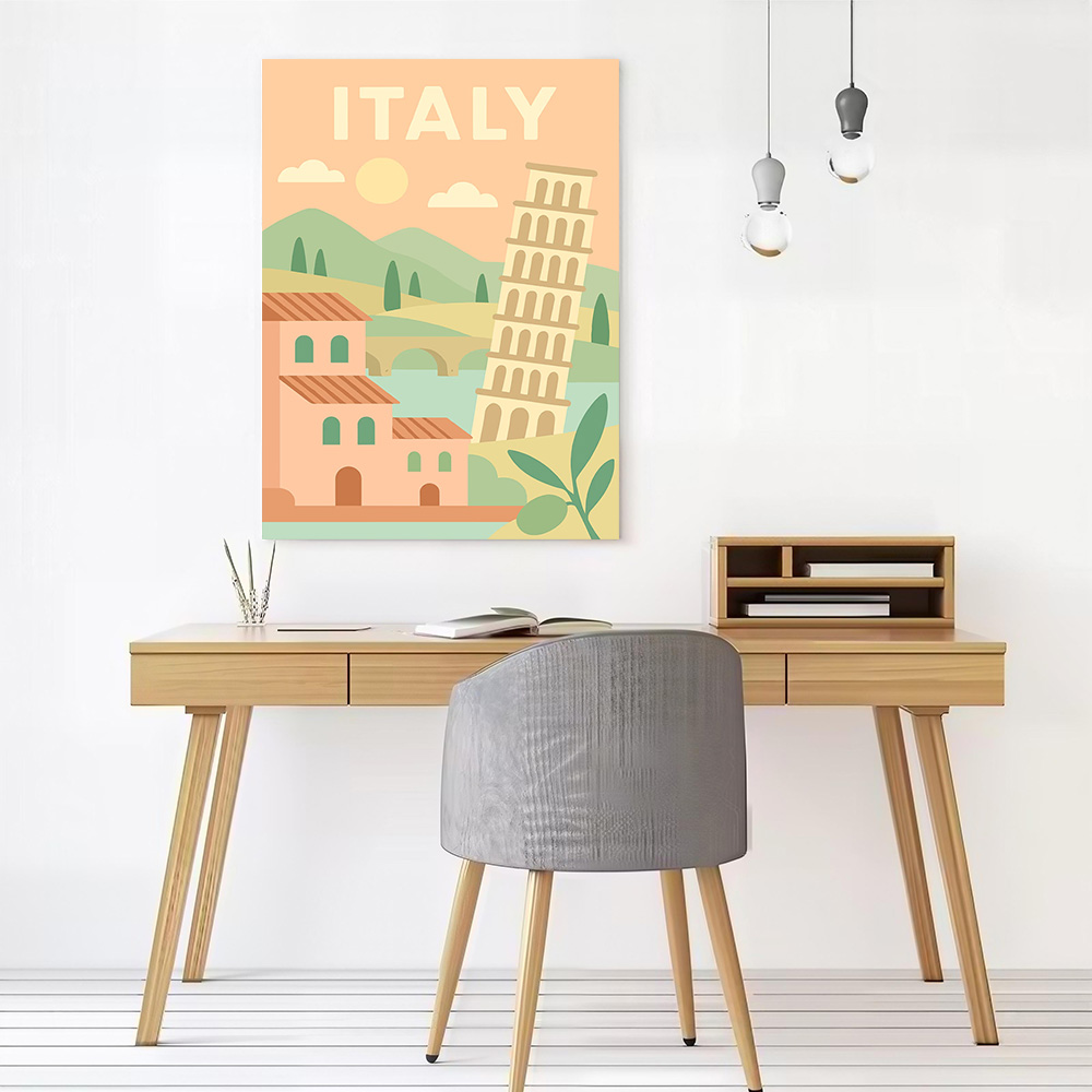 لوحات فنية جدارية قماشية بتصمي - مراجعة Travel Accessories Italy وسعره