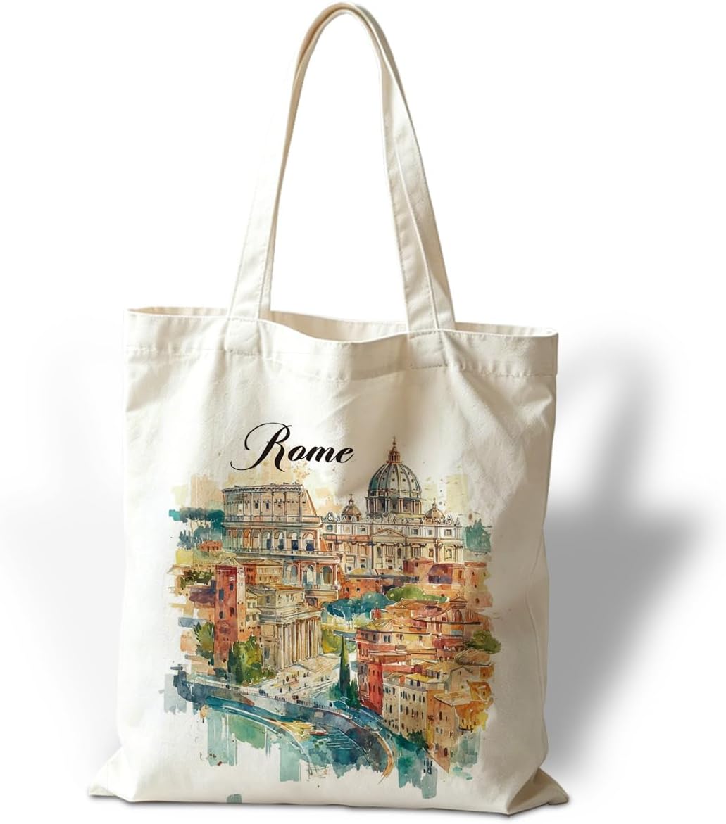 حقيبة حمل قماشية مطبوعة بمناظر - مراجعة Travel Accessories Italy وسعره