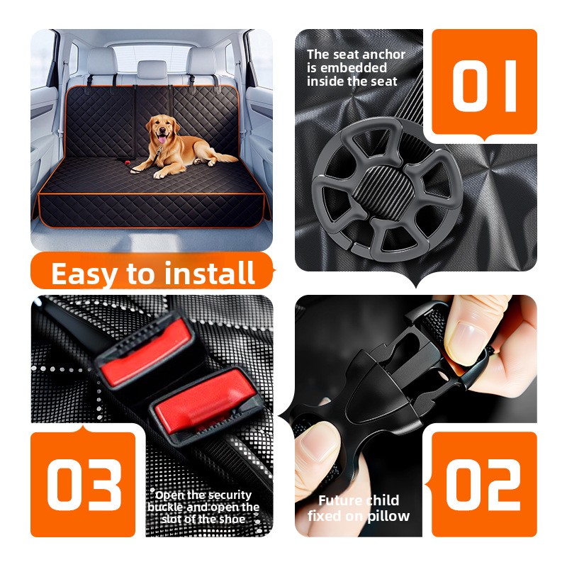 حصيرة عازلة لمقعد السيارة للحي - مراجعة Travel Accessories For Dogs وسعره