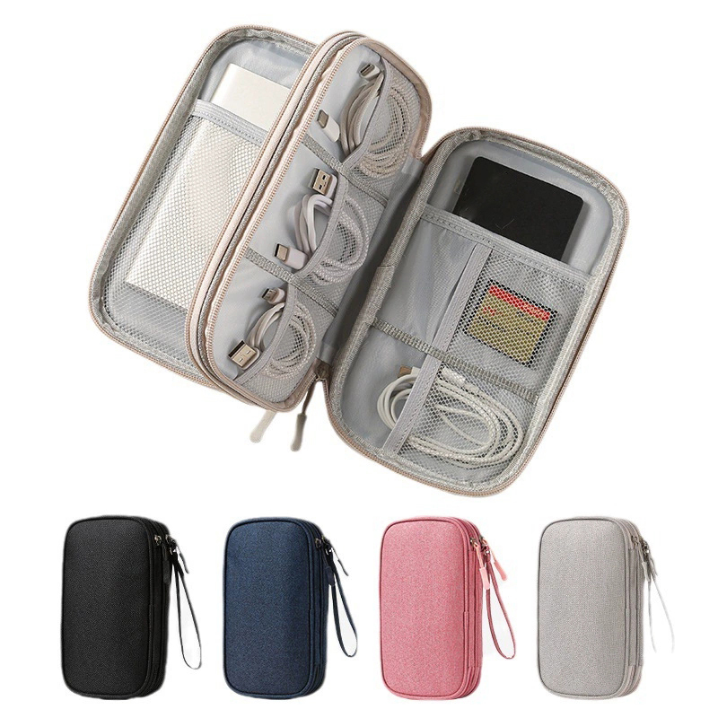 حقيبة كابل السفر المحمولة كيس  - مراجعة Travel Accessories Electronics وسعره
