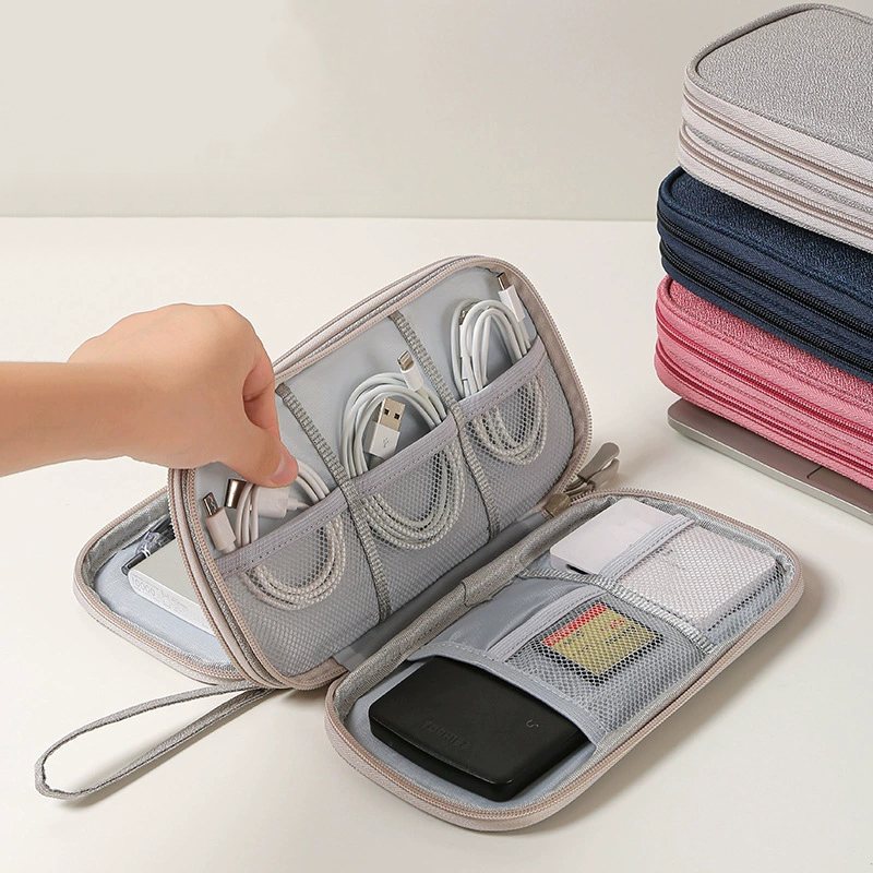 حقيبة كابل السفر المحمولة كيس  - مراجعة Travel Accessories Electronics وسعره