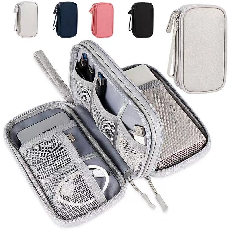حقيبة كابل السفر المحمولة كيس  - مراجعة Travel Accessories Electronics وسعره