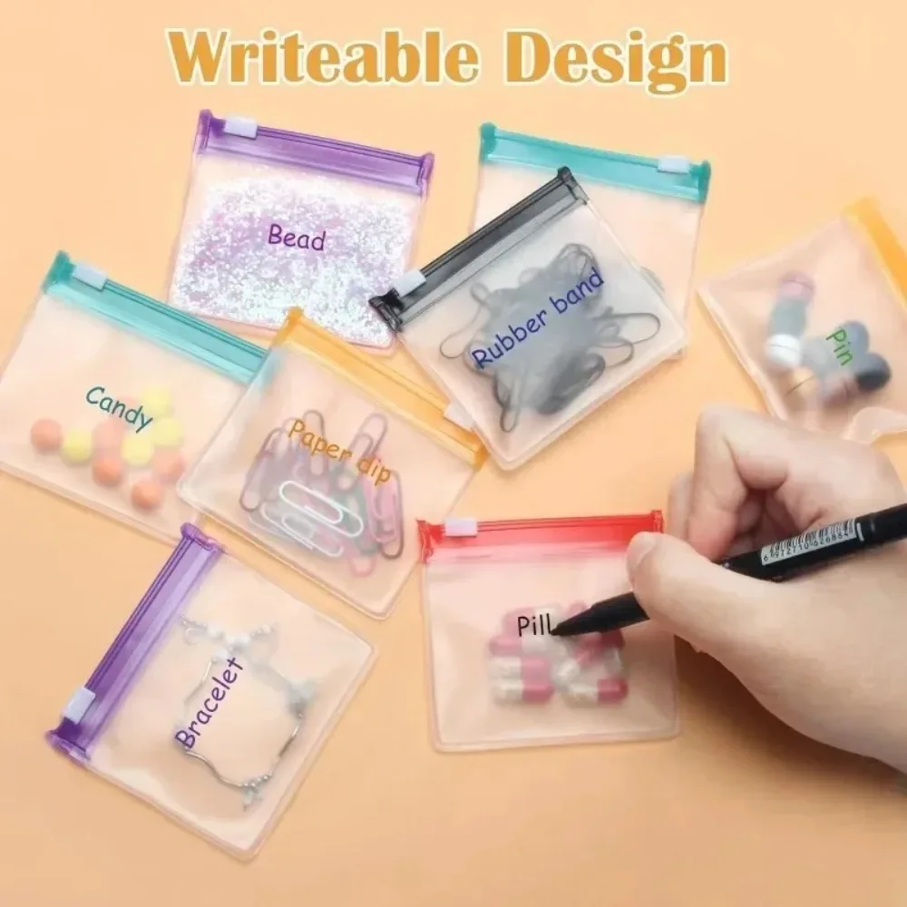 أكياس صغيرة ملونة لحفظ الأدوية - مراجعة Reusable Zip Bag وسعره
