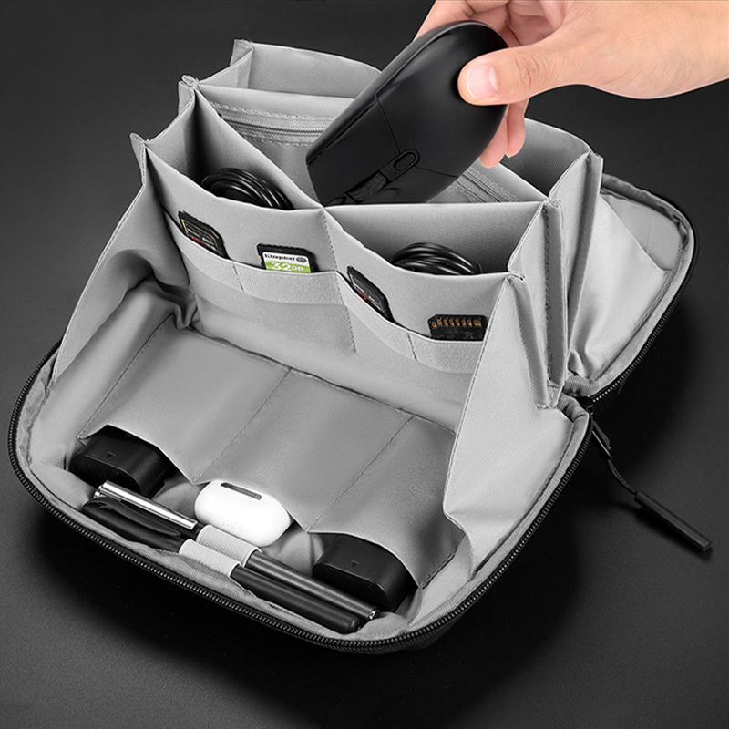 حقيبة تخزين الكابلات المحمولة  - مراجعة Travel Accessories Electronics وسعره
