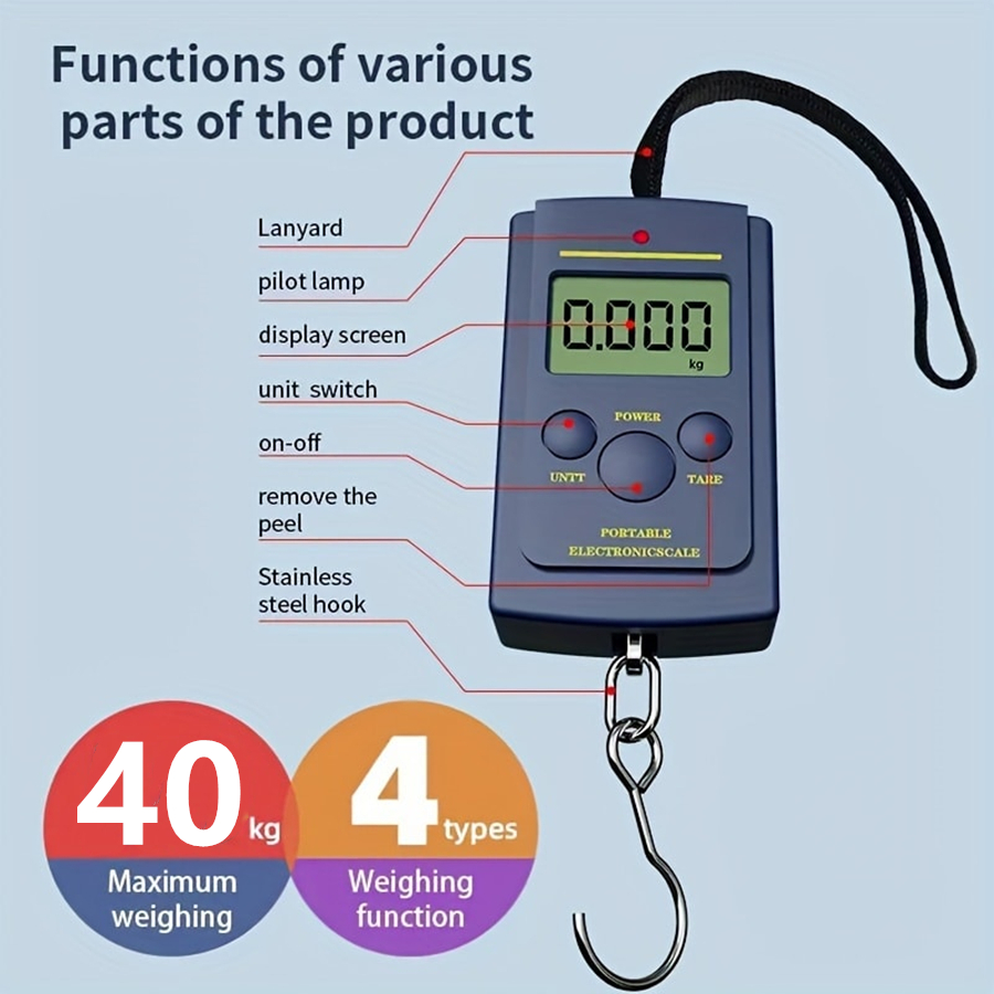 40 كجم متعددة الوظائف الإلكترو - مراجعة Travel Accessories Electronics وسعره