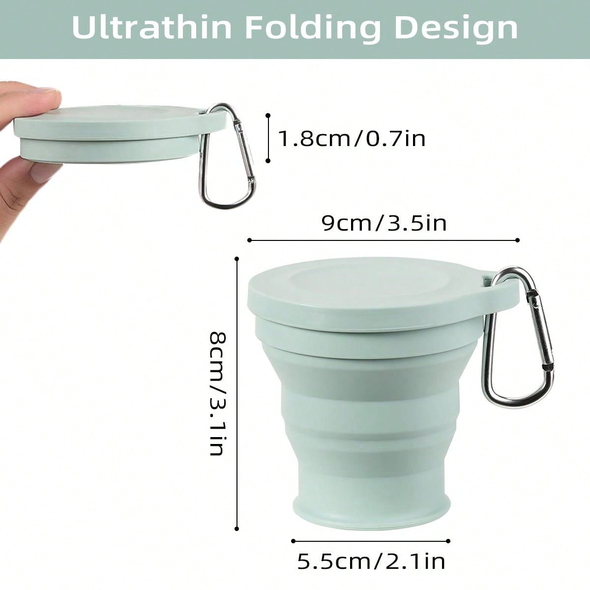 كوب سفر قابل للطي من السيليكون - مراجعة Water Bottle Collapsible وسعره