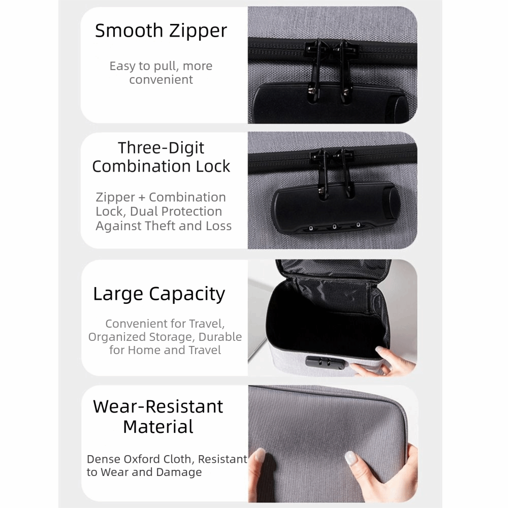 حقيبة من قماش أكسفورد بقفل رقم - مراجعة Reusable Zip Bag وسعره