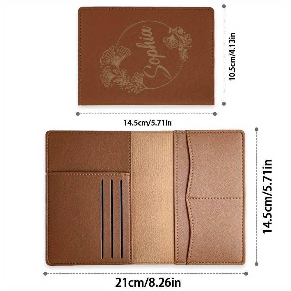 حافظة جواز سفر أنيقة بنقوش زهر - مراجعة Travel Accessories Gifts For Her وسعره