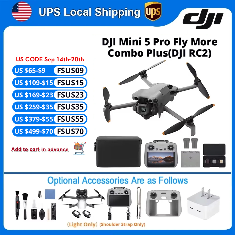 طائرات DJI بدون طيار مزودة بكا - مراجعة Travel Video Accessories وسعره