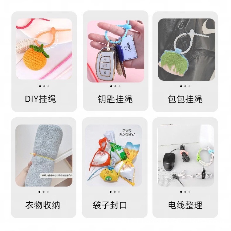 20 قطعة/مجموعة أربطة سيليكون ج - مراجعة Reusable Zip Bag وسعره