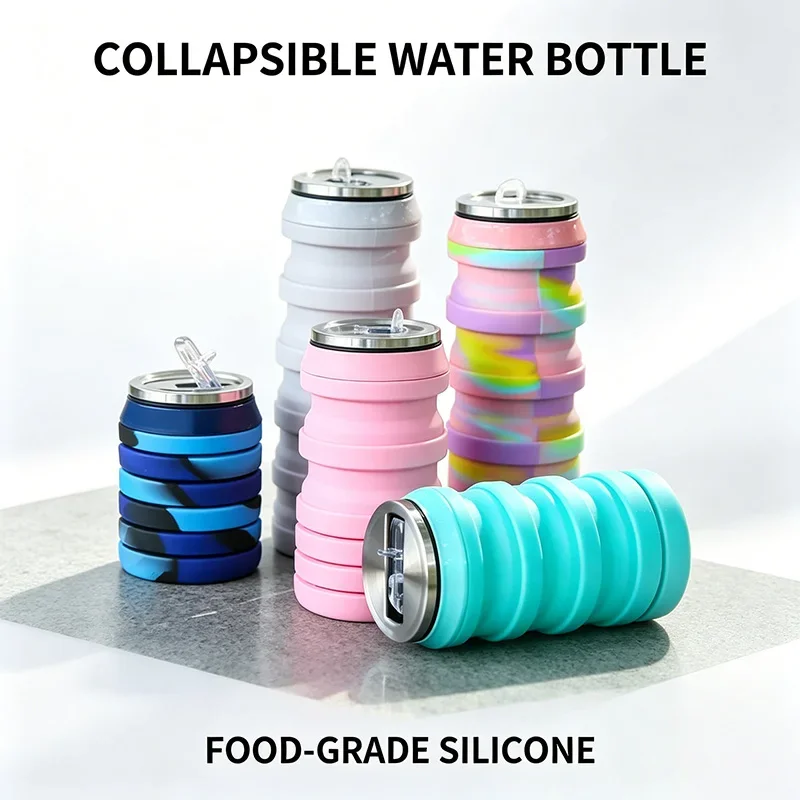زجاجة ماء سيليكون قابلة للطي س - مراجعة Water Bottle Collapsible وسعره