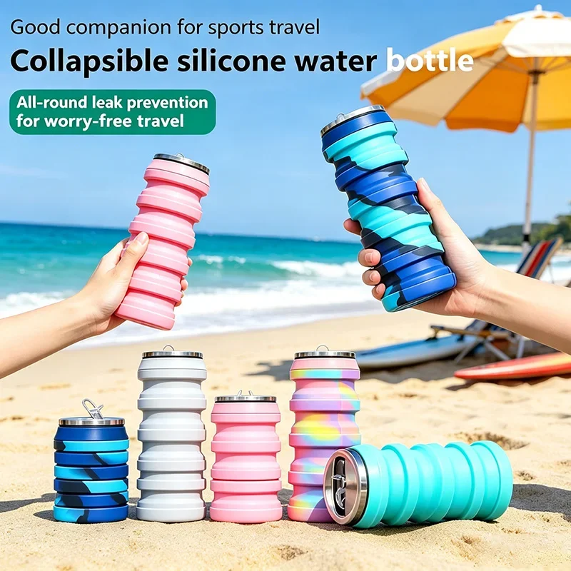 زجاجة ماء سيليكون قابلة للطي س - مراجعة Water Bottle Collapsible وسعره