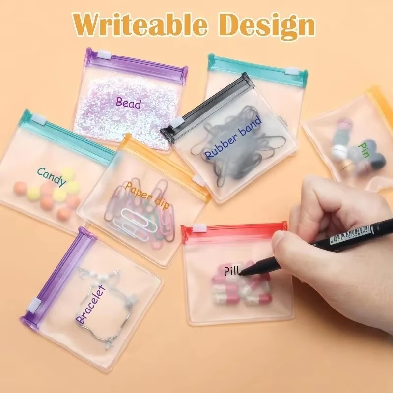 أكياس صغيرة ملونة لحفظ الأدوية - مراجعة Reusable Zip Bag وسعره