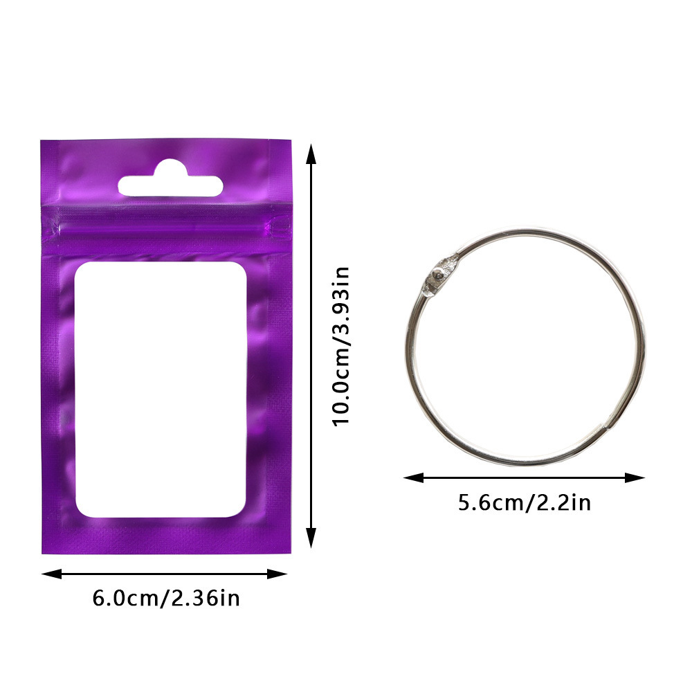 50 قطعة من أكياس تخزين خرز الر - مراجعة Reusable Zip Bag وسعره