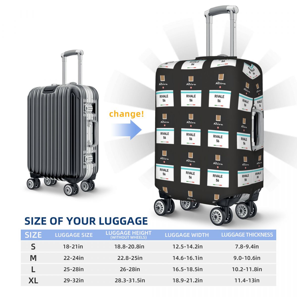 غطاء حماية مرن لحقائب السفر من - مراجعة Travel Accessories Italy وسعره