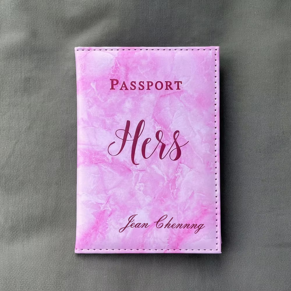 غطاء جواز سفر رخامي مخصص للأزو - مراجعة Travel Accessories Gifts For Her وسعره