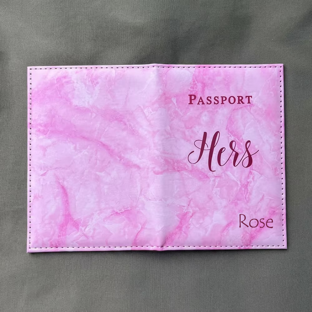 غطاء جواز سفر رخامي مخصص للأزو - مراجعة Travel Accessories Gifts For Her وسعره