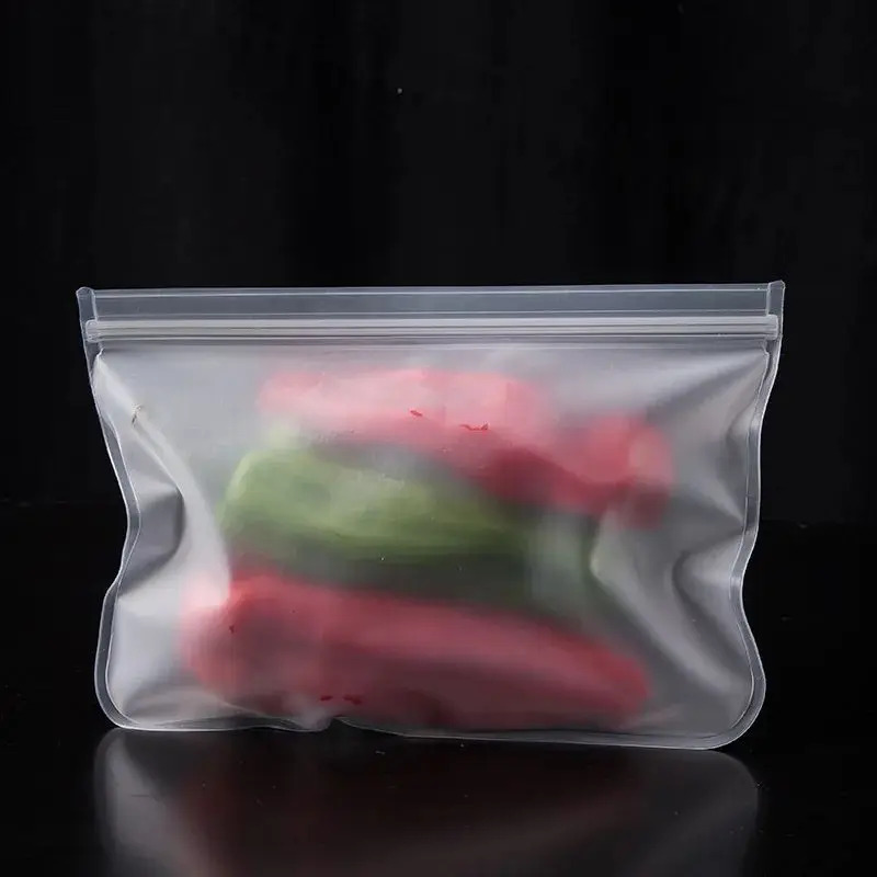حاويات تخزين المواد الغذائية ا - مراجعة Reusable Zip Bag وسعره