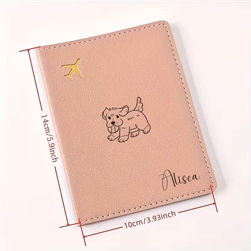 غطاء جواز سفر مخصص بتصميم كلب  - مراجعة Travel Accessories For Dogs وسعره