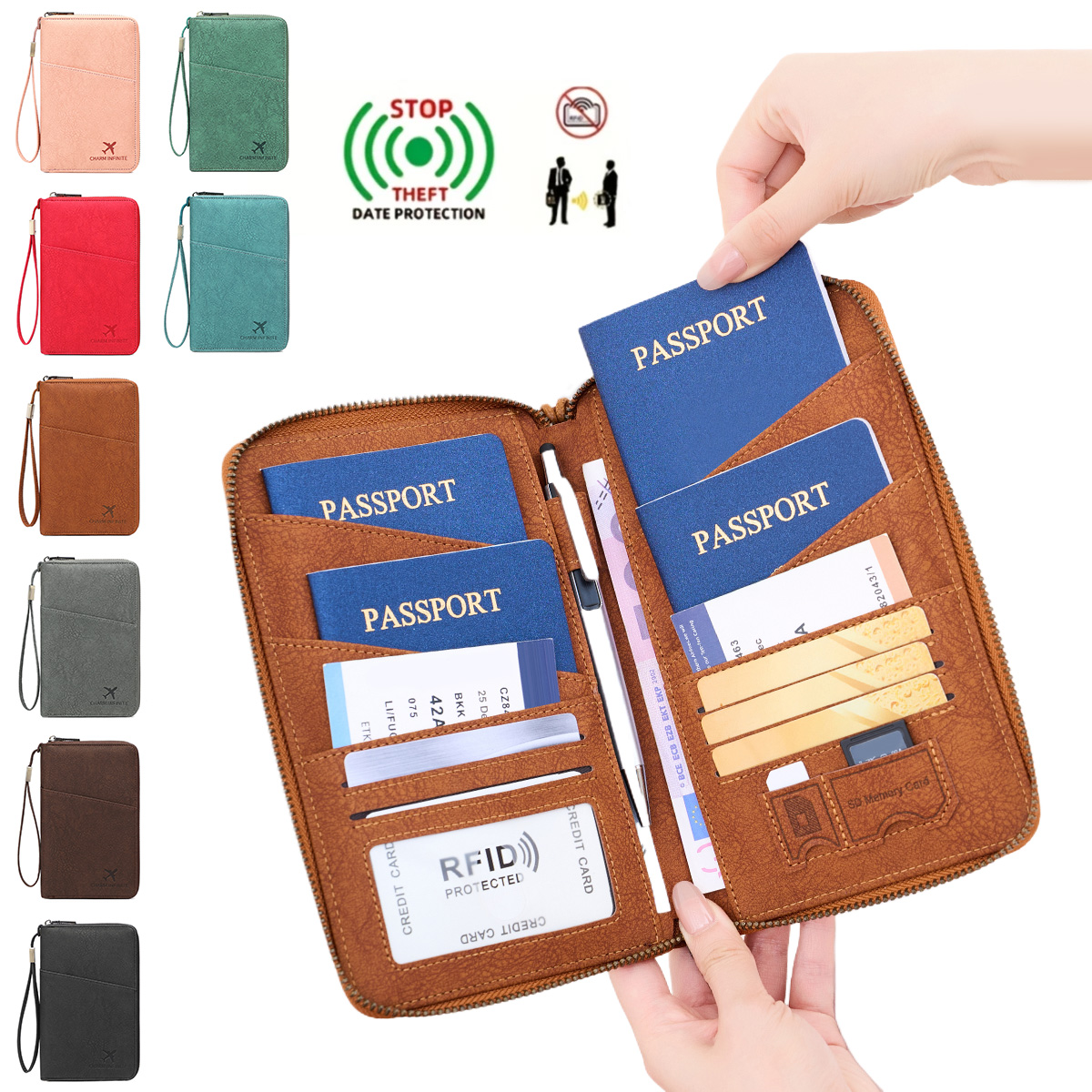 حافظة جواز سفر جديدة مضادة للس - مراجعة Travel Accessories Plane وسعره
