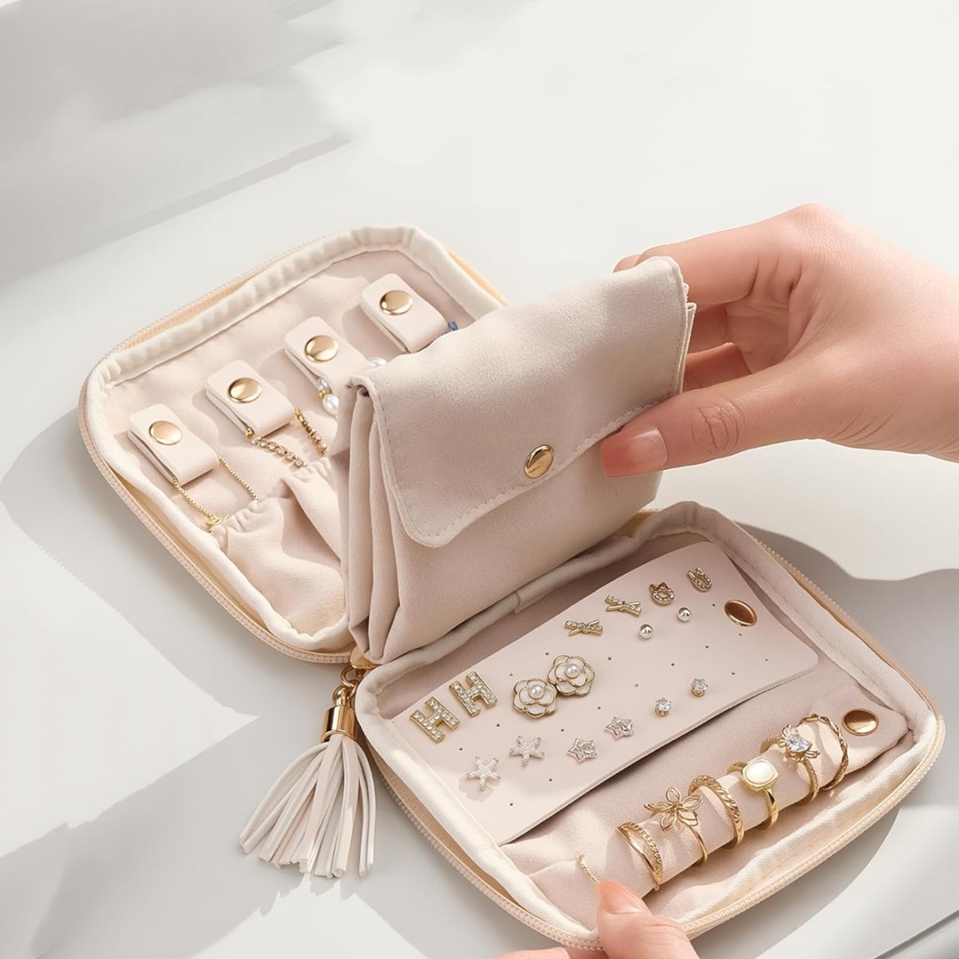 حافظة مجوهرات ناعمة، حقيبة مجو - مراجعة Travel Jewellery & Accessories Organiser وسعره