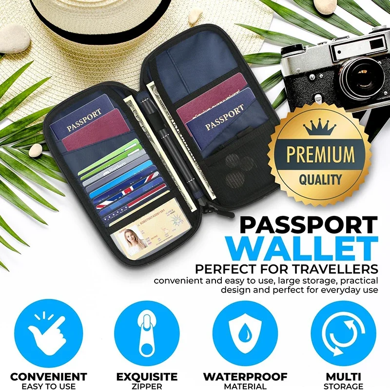 محفظة خفيفة الوزن لغطاء جواز ا - مراجعة Travel Accessories Plane وسعره