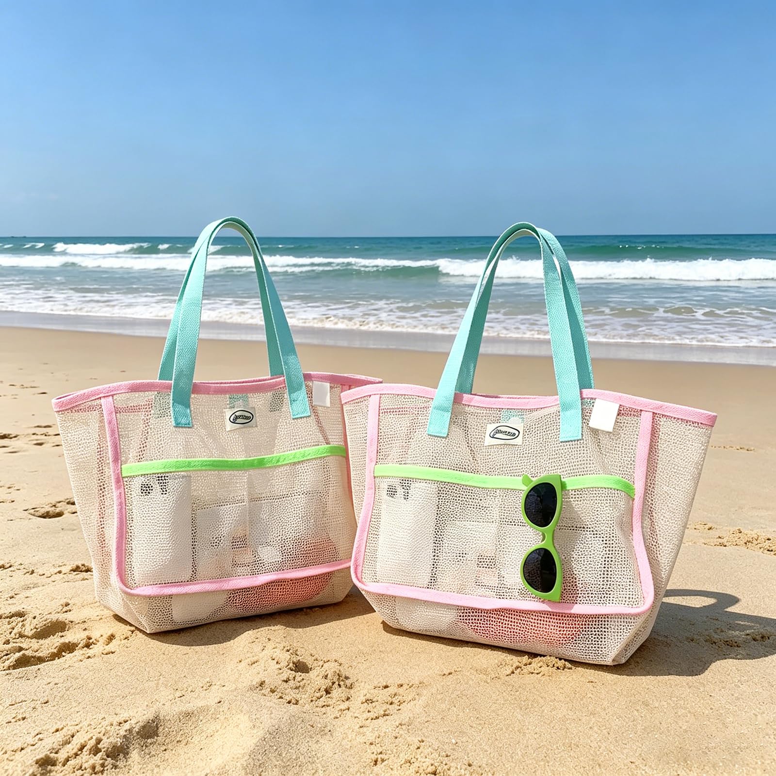 حقائب شاطئ نسائية ملونة قابلة  - مراجعة Travel Accessories Us وسعره