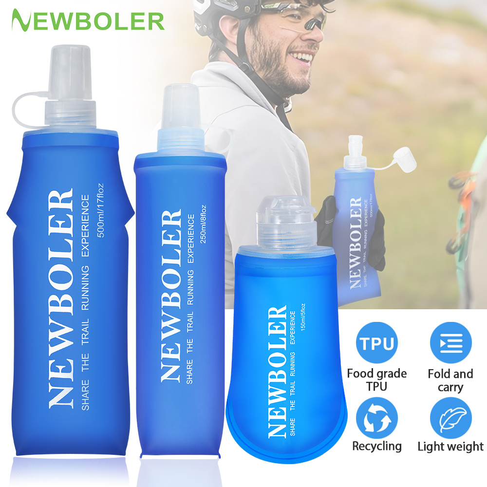 NEWBOLER 150 مللي 250 مللي 500 - مراجعة Water Bottle Collapsible وسعره