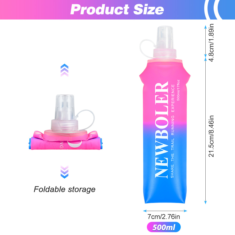 NEWBOLER زجاجة ماء قابلة للطي  - مراجعة Water Bottle Collapsible وسعره