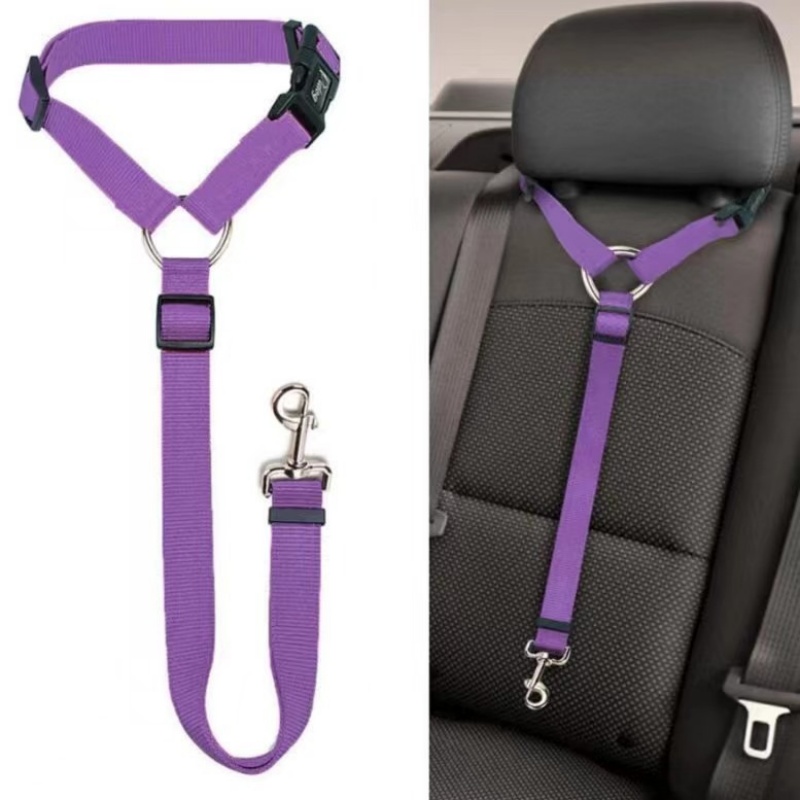 حزام أمان قابل للتعديل للحيوان - مراجعة Travel Accessories For Dogs وسعره