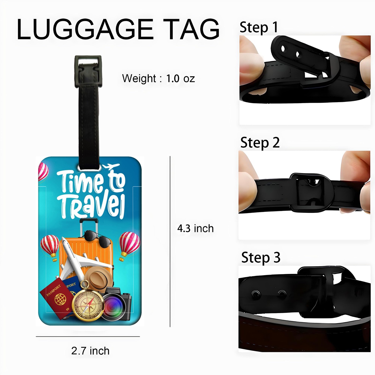 بطاقة أمتعة للسفر بتصميم كلاسي - مراجعة Travel Accessories List وسعره