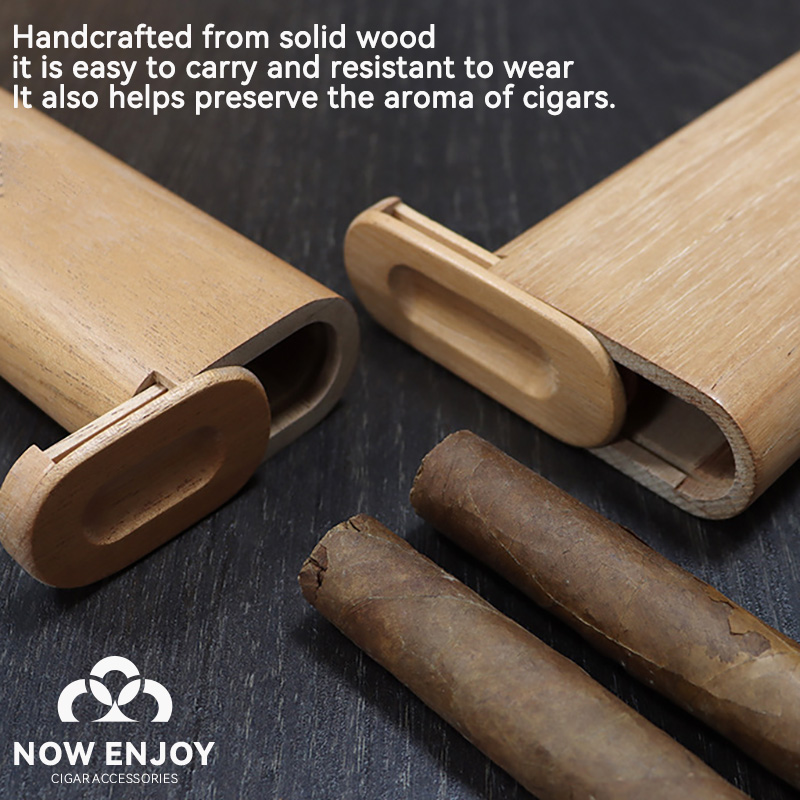 علبة سيجار محمولة من خشب الأرز - مراجعة Travel Accessories Us وسعره