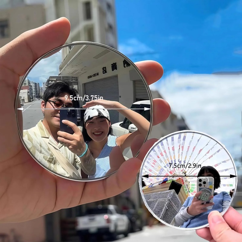 مرآة محدبة محمولة مستديرة للتص - مراجعة Travel Video Accessories وسعره